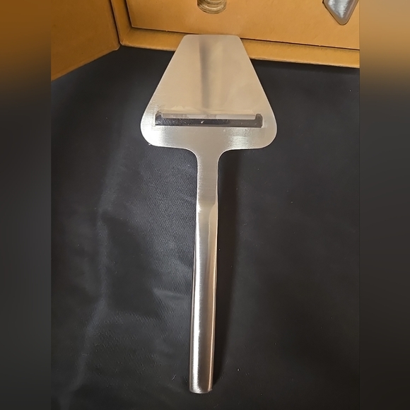 2pc Silver Cheese Knife & Slicer Peeler Set Made With Stainless Steel - Picture 5 of 16